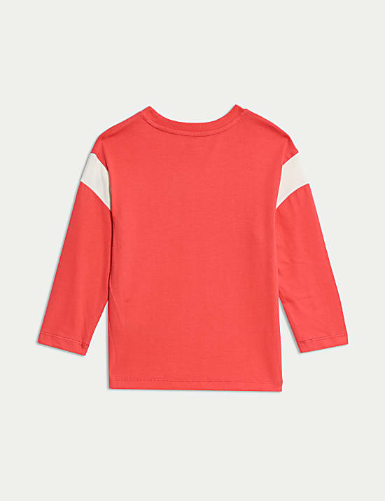 Top 100 % coton avec texte (du 2 au 16 ans)