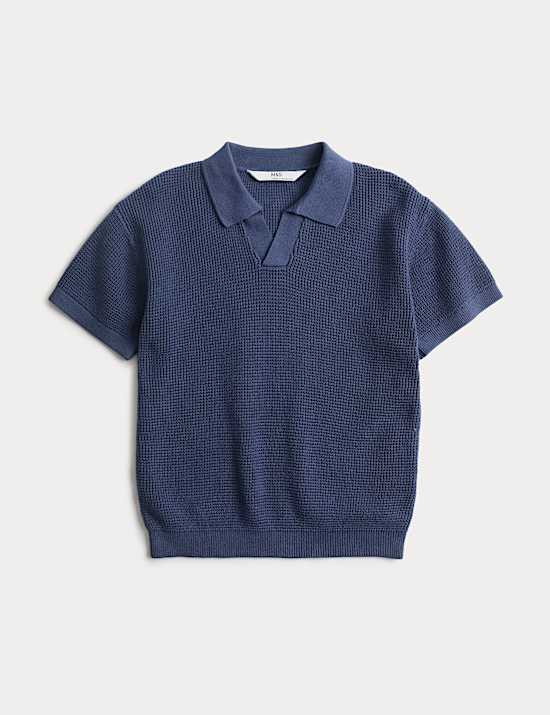 Pure Cotton Knitted Top (2-8 Yrs)