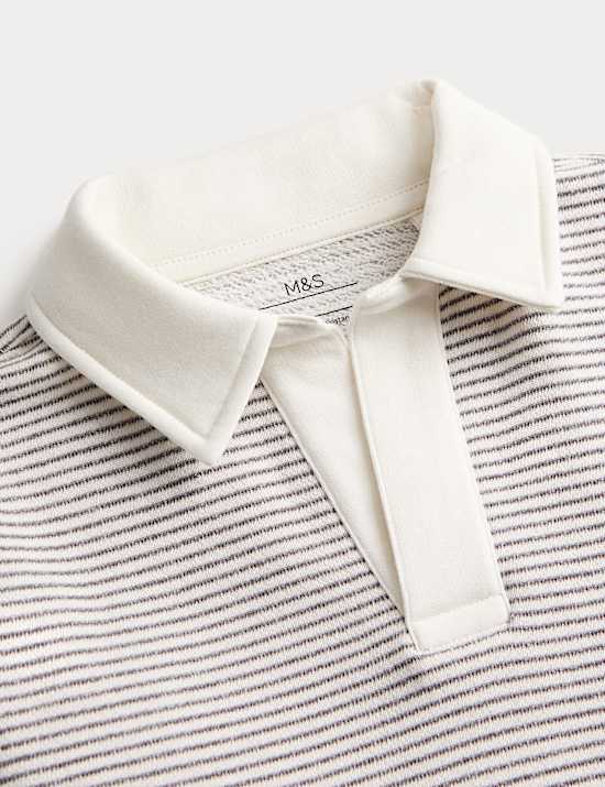 Cotton Rich Striped Sweatshirt (2-8 Yrs)