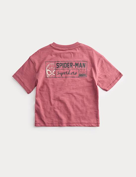 T-shirt van puur katoen met Spider-Man&trade;-motief (2-8 jaar)