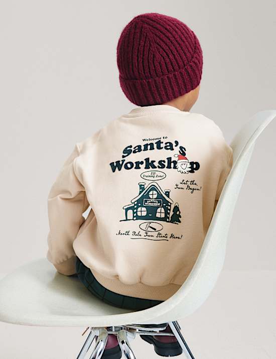 2 Piece Cotton Rich Santa's Workshop Outfit (2-8 Yrs)