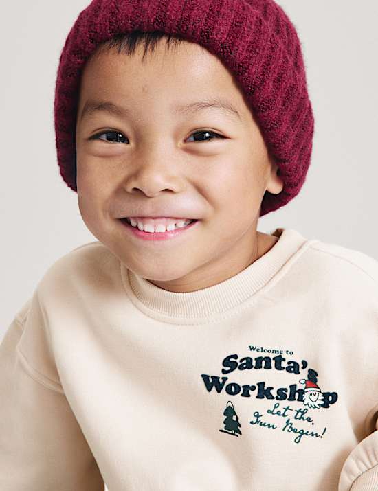 2 Piece Cotton Rich Santa's Workshop Outfit (2-8 Yrs)
