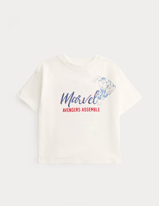 T-shirt 100 % coton &agrave; motif Avengers&trade; de Marvel&trade; (du 2 au 8 ans)