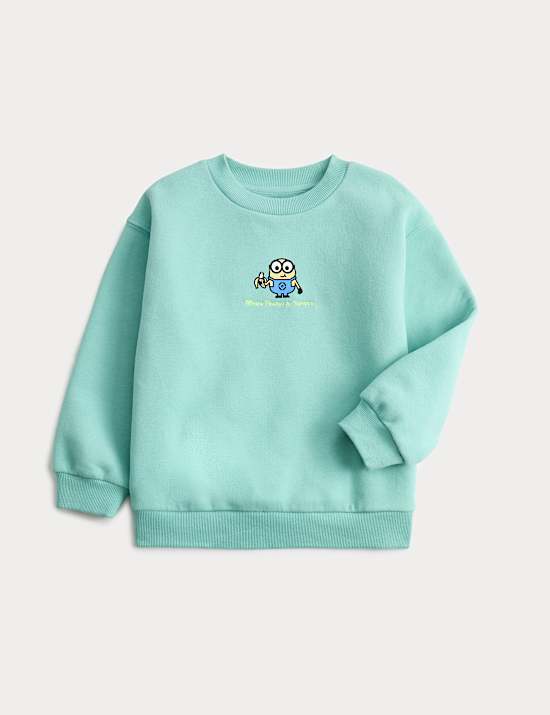 Cotton Rich Minions&trade; Graphic Sweatshirt (2-8 Yrs)