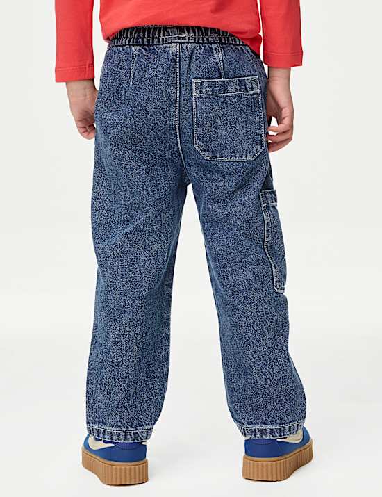Elasticated Waist Side Pocket Denim Jeans (2-8 Yrs)