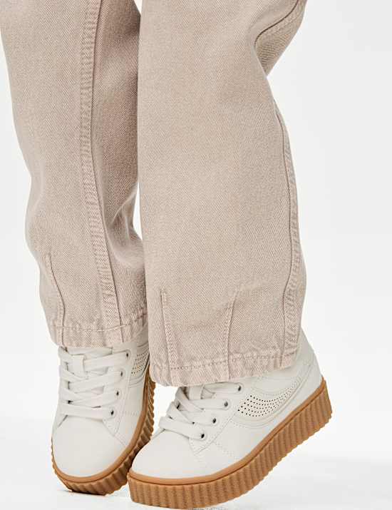 Coloured Denim Drawstring Waist Jeans (2-8 Yrs)