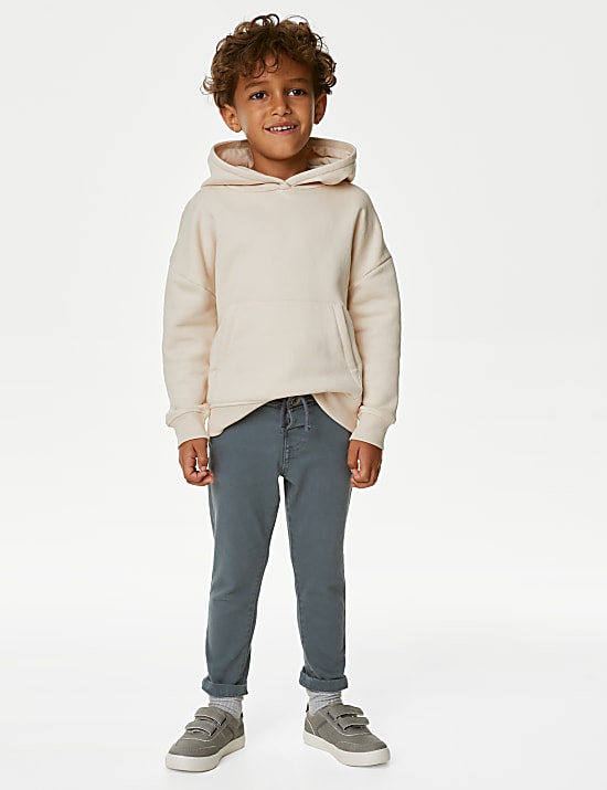 Skinny Cotton Rich Elasticated Waist Jeans (2-8 Yrs)