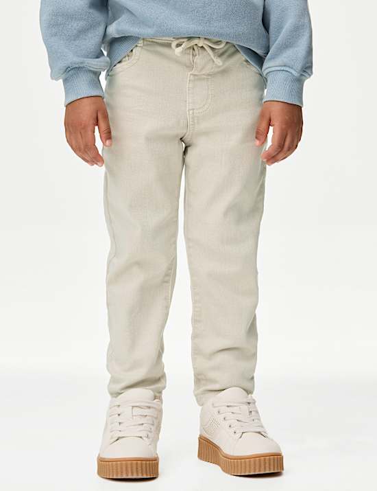 Skinny Cotton Rich Elasticated Waist Jeans (2-8 Yrs)