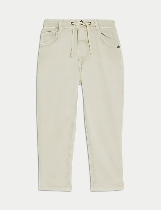 Skinny Cotton Rich Elasticated Waist Jeans (2-8 Yrs)