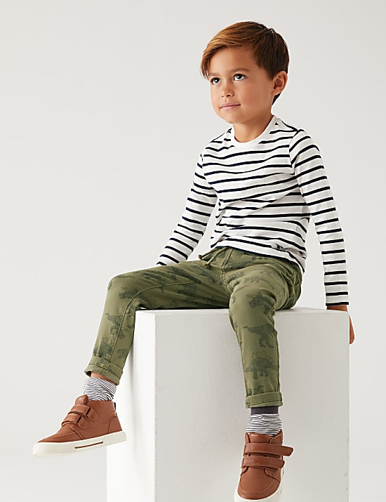 Skinny Cotton Rich Dinosaur Jeans