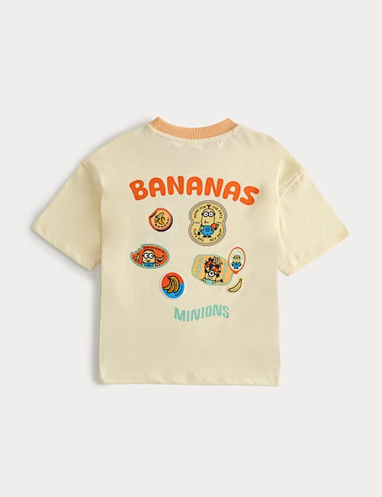 Pure Cotton Minions&trade; Graphic T-Shirt (2-8 Yrs)