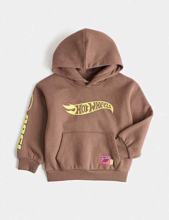 Cotton Rich Hot Wheels&trade; Hoodie (2-8 Yrs)