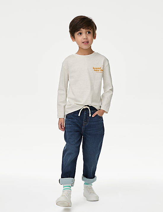 Relaxed Comfort Waist Denim Jeans (2-8 Yrs)