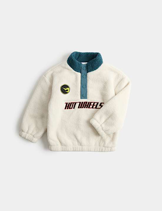 Borg Fleece Lined Hot Wheels&trade; Jacket (2-8 Yrs)