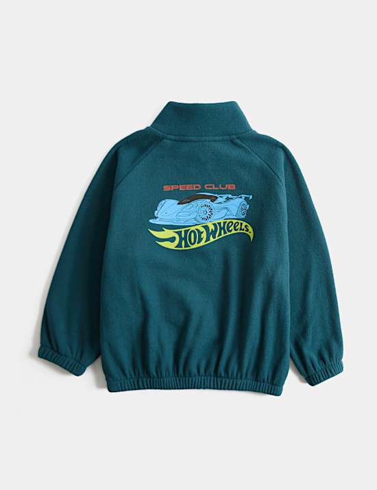 Fleece Hot Wheels&trade; Half Zip Jacket (2-8 Yrs)