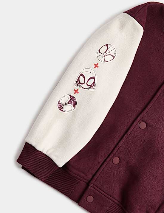 Cotton Rich Marvel&trade; Bomber Jacket (2-8 Yrs)