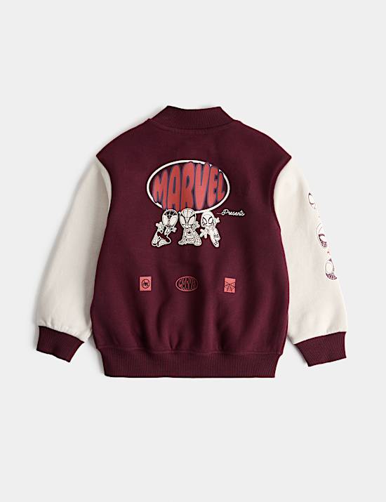 Cotton Rich Marvel&trade; Bomber Jacket (2-8 Yrs)