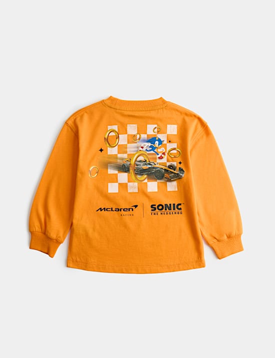 Pure Cotton Sonic X McLaren&trade; Top (2-8 Yrs)