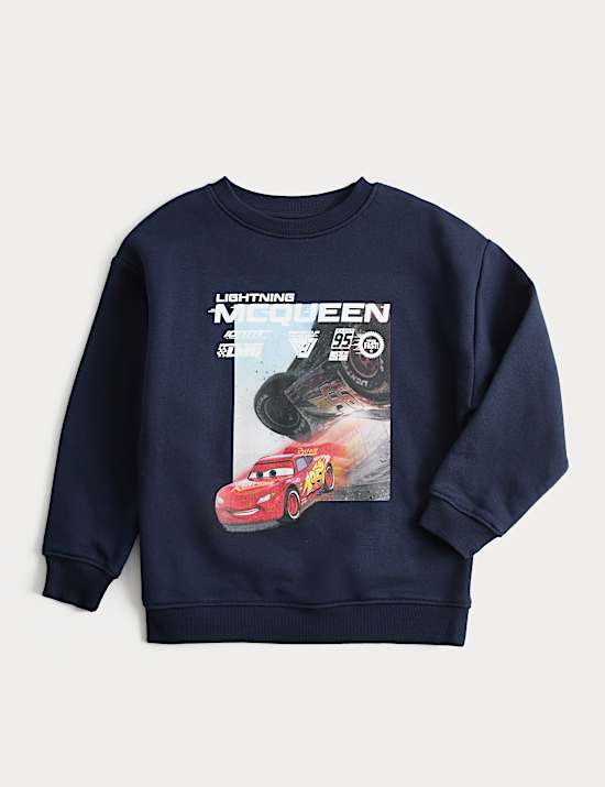 Cotton Rich Disney Cars&trade; Sweatshirt (3-8 Yrs)