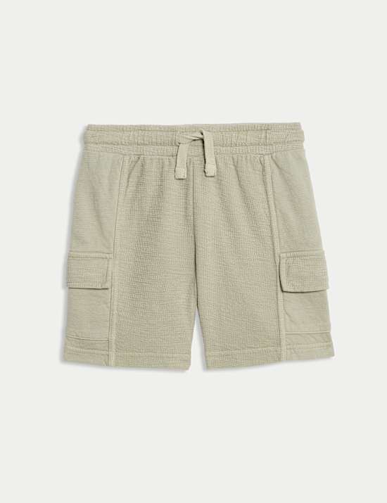 Pure Cotton Cargo Shorts (2 -8 Yrs)