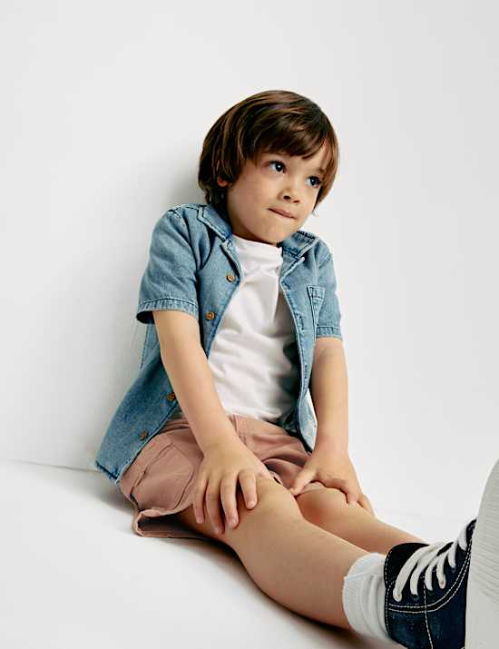 Cotton Rich Cargo Shorts (2-8 Yrs)