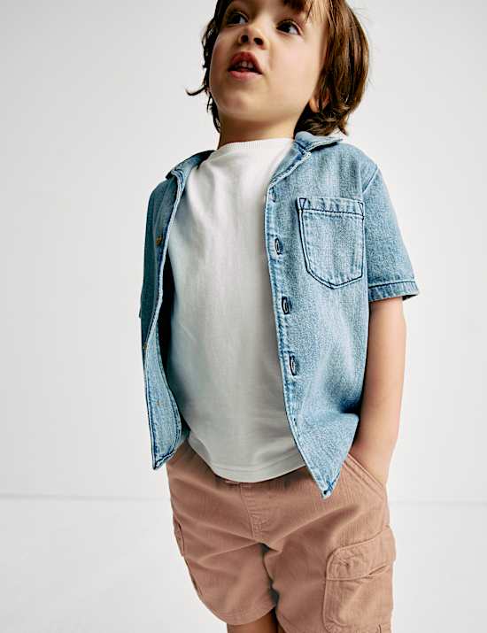 Cotton Rich Cargo Shorts (2-8 Yrs)