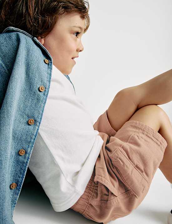 Cotton Rich Cargo Shorts (2-8 Yrs)