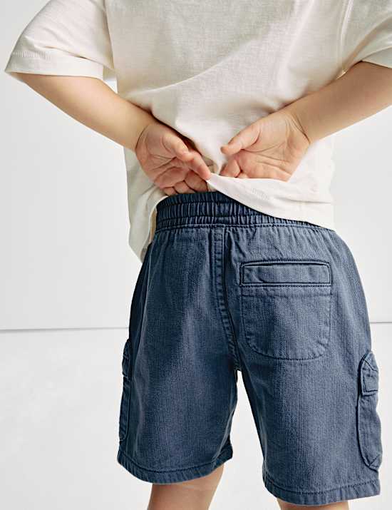 Cotton Rich Cargo Shorts (2-8 Yrs)