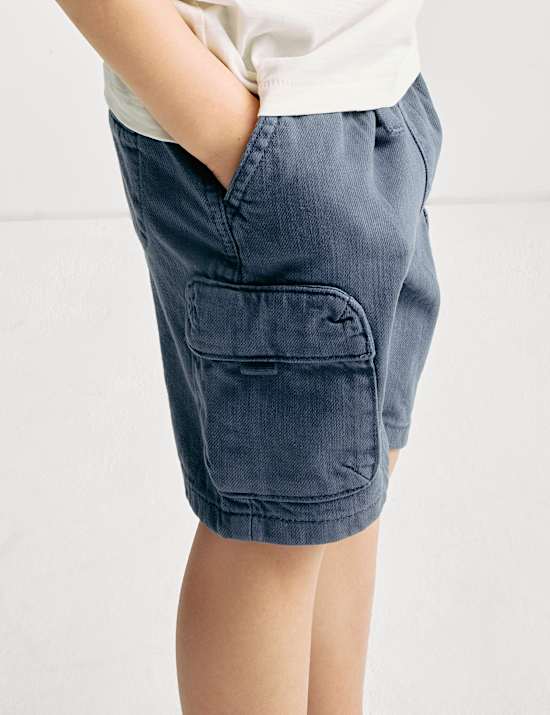 Cotton Rich Cargo Shorts (2-8 Yrs)