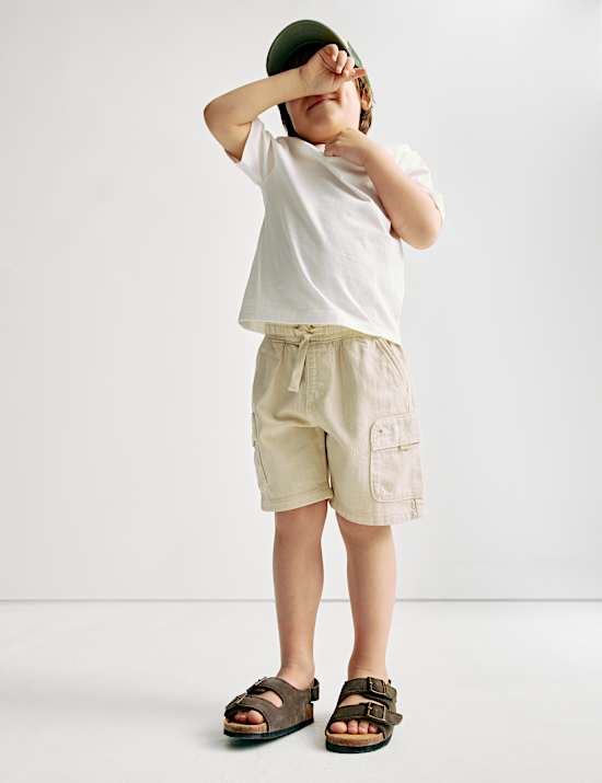 Cotton Rich Cargo Shorts (2-8 Yrs)