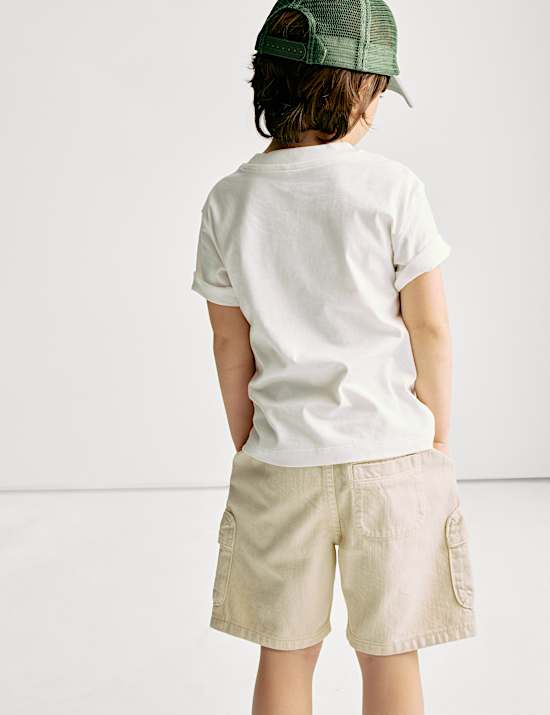 Cotton Rich Cargo Shorts (2-8 Yrs)