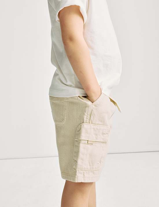 Cotton Rich Cargo Shorts (2-8 Yrs)