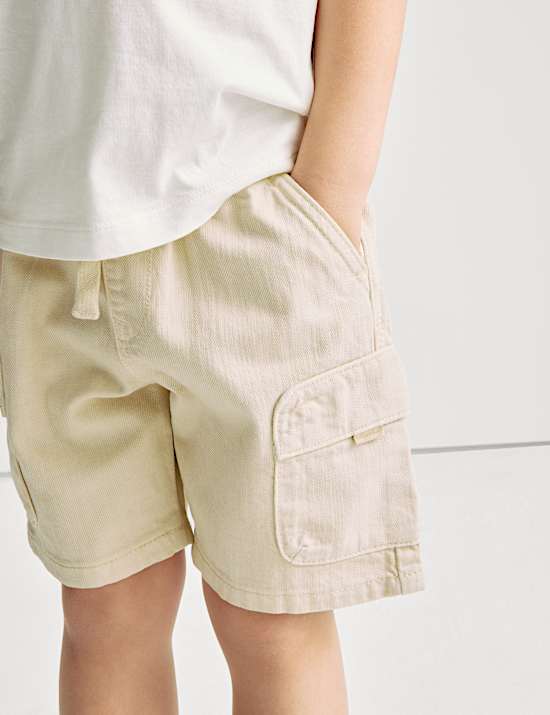 Cotton Rich Cargo Shorts (2-8 Yrs)