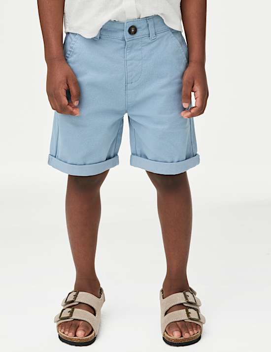 Σορτς chino με υψηλή περιεκτικότητα σε βαμβάκι (2-8 ετών)