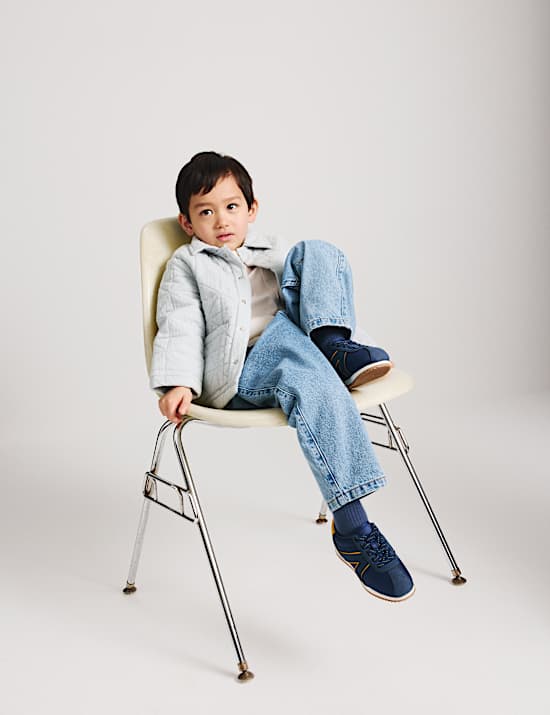 Pure Cotton Quilted Jacket (2-8 Yrs)