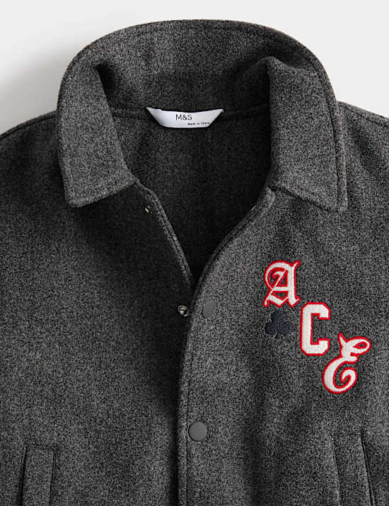 Embroidered Baseball Bomber Jacket (2-8 Yrs)