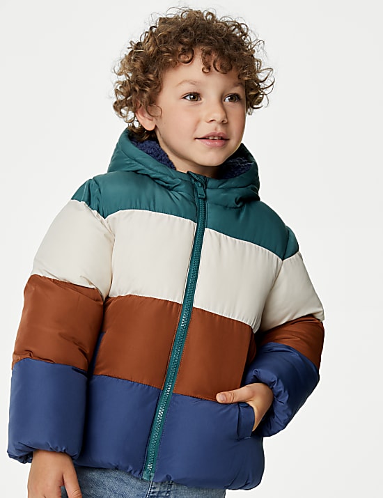 Stormwear&trade; Borg Lined Padded Coat (2-8 Yrs)