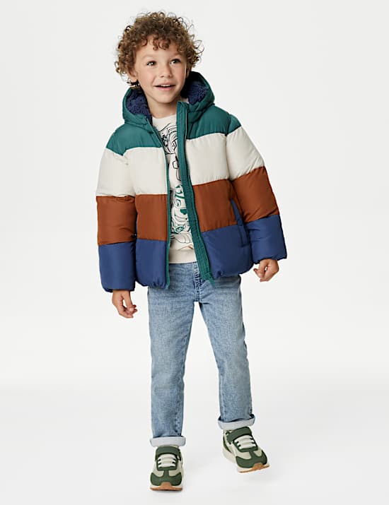 Stormwear&trade; Borg Lined Padded Coat (2-8 Yrs)