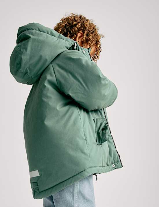 Kapuzenparka mit hohem Baumwollanteil (2–8 J.)