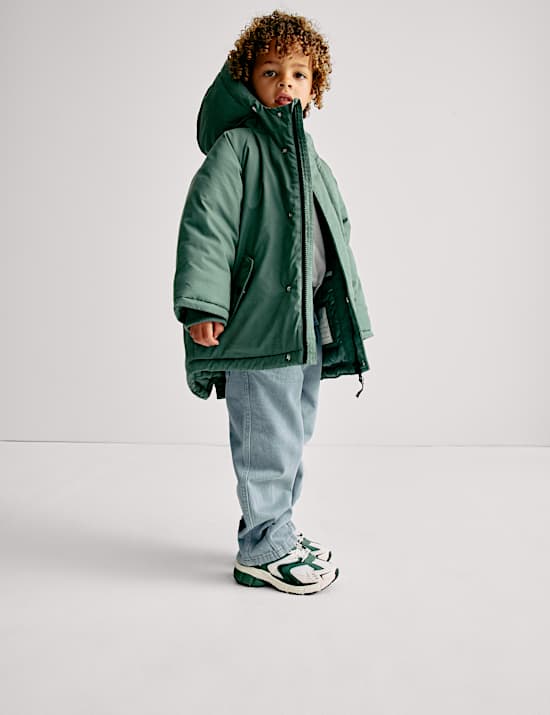 Kapuzenparka mit hohem Baumwollanteil (2–8 J.)