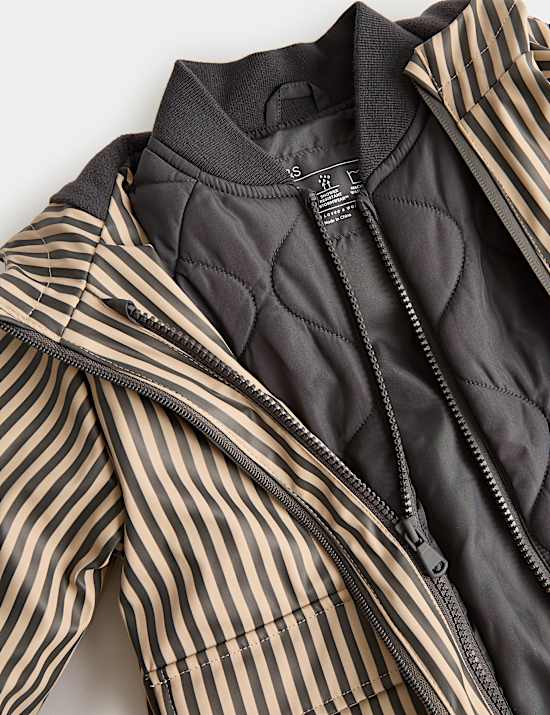 2 in1 Striped Fisherman Jacket (2-8 Yrs)