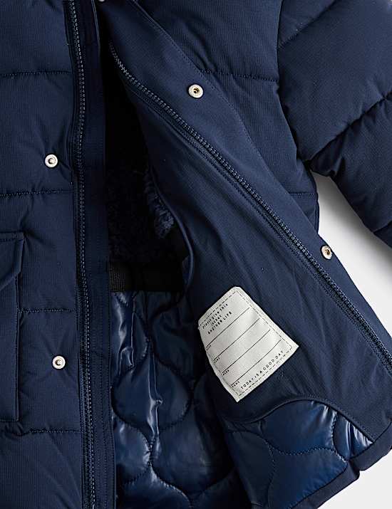 Longline Padded Coat (2-8 Yrs)