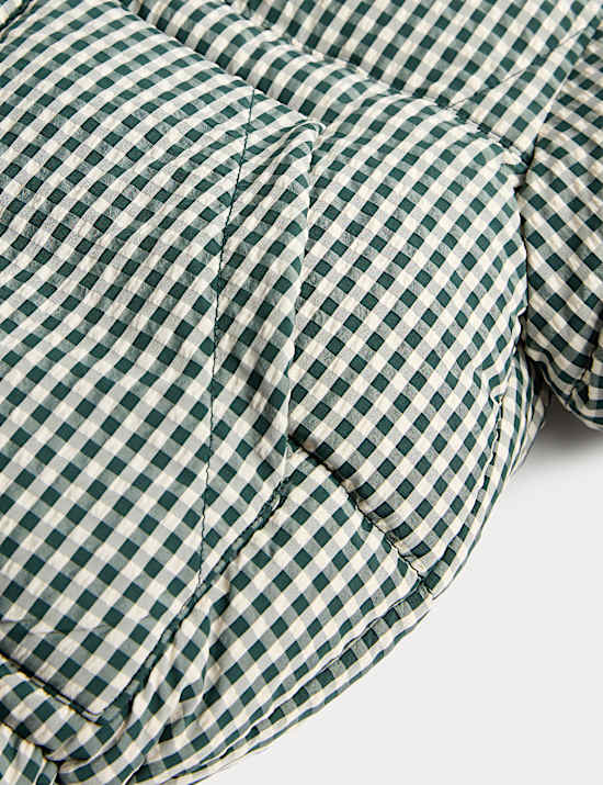 Borg Lined Gingham Jacket (2-8 Yrs)