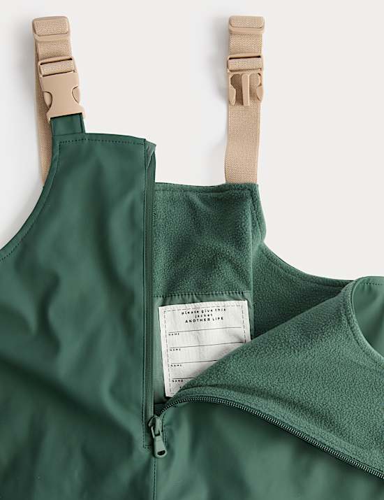 Waterproof Dungaree Trousers (2-8 Yrs)