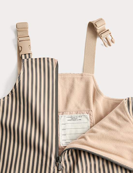 Shower Resistant Dungaree Trousers (2-8 Yrs)