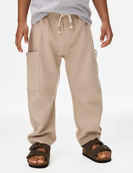 Cotton Rich Textured Trousers (1-8 Yrs)