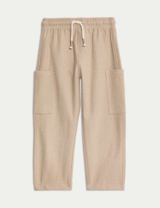 Cotton Rich Textured Trousers (1-8 Yrs)