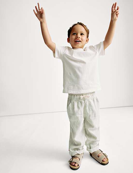 Hose mit hohem Leinenanteil (2&ndash;8 J.)