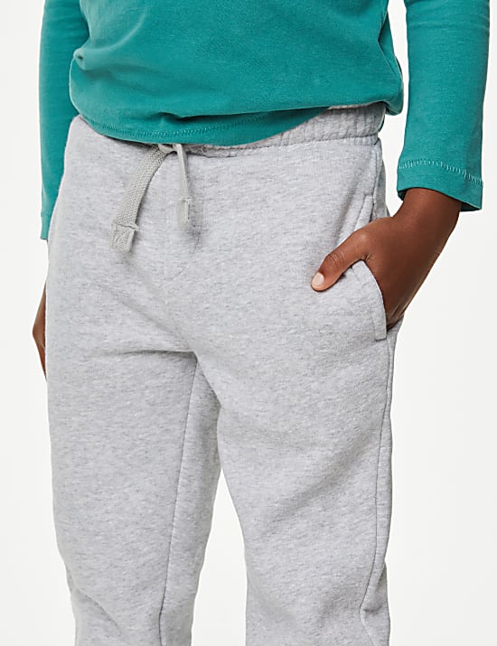 Cotton Rich Draw Cord Joggers (3 Mths - 7 Yrs)