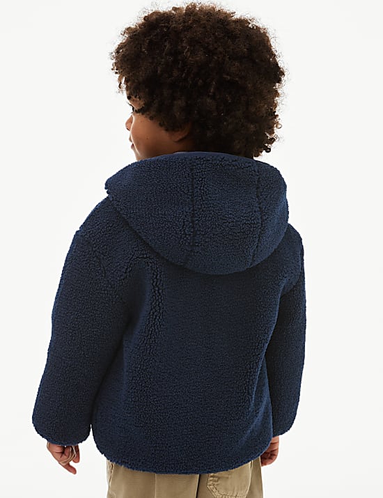 Fleece Zip Through Hooded Top (2-8 Yrs)